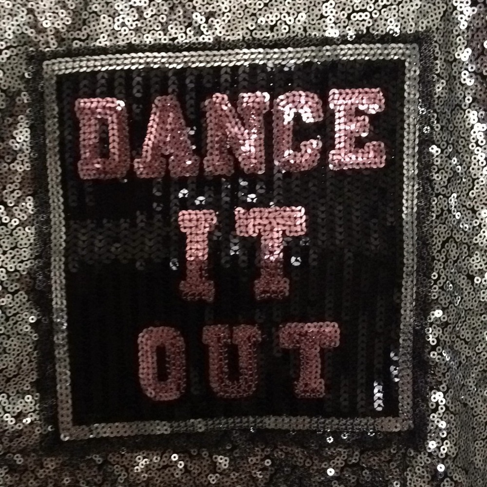 ✨ JoJo Siwa Nickelodeon Sequin Dance Girls Tee Top - Picture 2 of 6